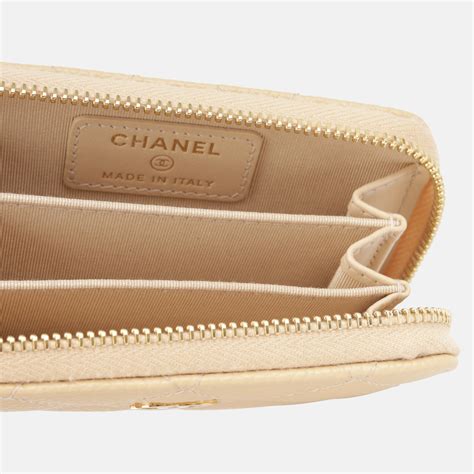 chanel caviar coin purse|Classic zipped coin purse .